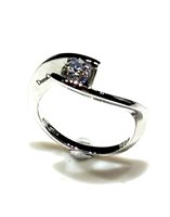 Anello Donna Oro Donna Battito in Oro bianco Diamante BATT10.50